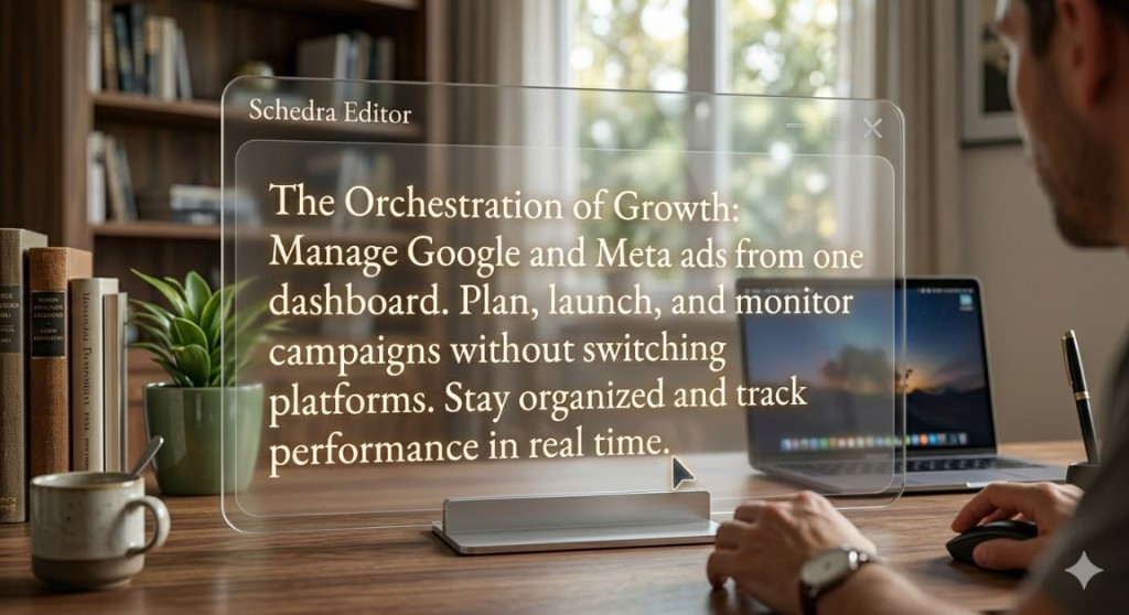 AI-assisted ad copy workspace