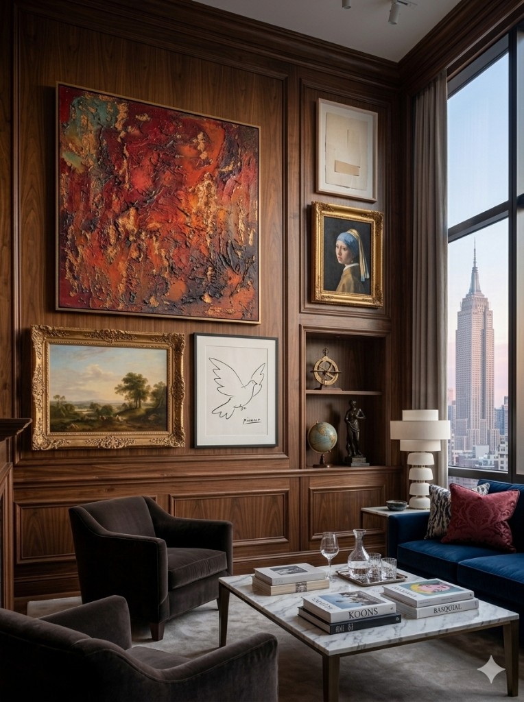 Luxury interior and curated assets