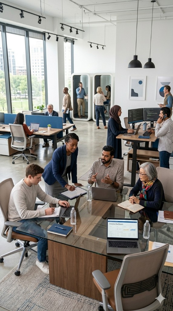 Cross-functional team operating in real time